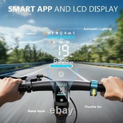 10'' Fordable Electric Scooter Peak 600W 23Mph 42KM Portable Commuting E-Scooter