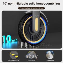 10 MAX Electric Scooter With Seat 500W 10AH Long-Range Battery 35 KM Commute
