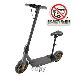10 MAX Electric Scooter With Seat 500W 10AH Long-Range Battery 35 KM Commute