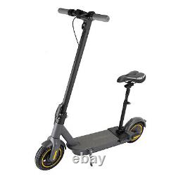10 MAX Electric Scooter With Seat 500W 10AH Long-Range Battery 60 KM Commute