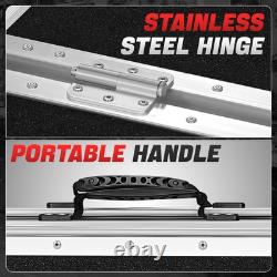 10Ft Aluminum Folding Wheelchair Scooter Mobility Ramp Portable Non-Slip 800 LBS