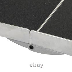120 Folding Aluminum Wheelchair Ramp Portable Mobility Scooter Carrier 600 lbs
