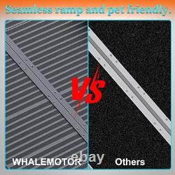 2-8 ft Folding Aluminum Wheelchair Ramp Portable Mobility Scooter Non-Slip 600LB