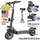 2000w Electric Scooters Dual Motors 48v 20ah 31mph 10''folding Off Road Escooter