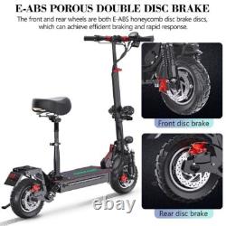 2000W Electric Scooters Dual Motors 48V 20Ah 31mph 10''Folding Off Road eScooter
