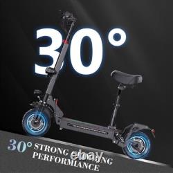 2000W Electric Scooters Dual Motors 48V 20Ah 31mph 10''Folding Off Road eScooter