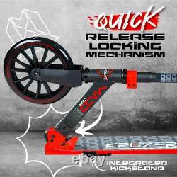 200mm Commuter Kick Scooter -Folding -Height Adjustable for Teens & Adults GIFT