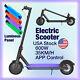 2024 Electric Scooter 600w 22 Mile/h Portable Adult Foldable Glowing Deck Us