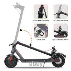 2024 Electric Scooter Portable 500W 35KM/H Adult Foldable Travel e Bike White US