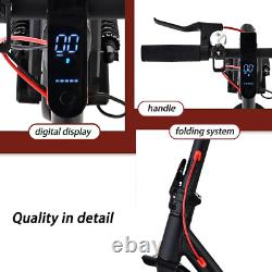 2024 Portable Electric Scooter 600W 30KM Foldable Bike with Shock Absorption