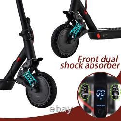 2024 Portable Electric Scooter 600W 30KM Foldable Bike with Shock Absorption