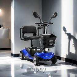 2024 Senior Mobility Scooter Electric Wheelchair Lightweight Heavy Duty Portable