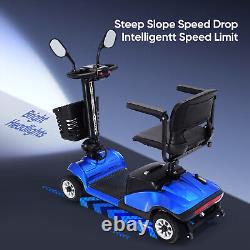 2024 Senior Mobility Scooter Electric Wheelchair Lightweight Heavy Duty Portable