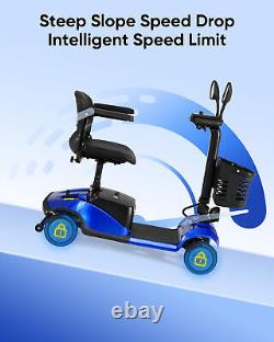 2024 Senior Mobility Scooter Electric Wheelchair Lightweight Heavy Duty Portable