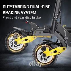 2400 Folding Dual Motor 48V 20.8Ah Adult Electric Scooter 10Road Tire E-Scooter