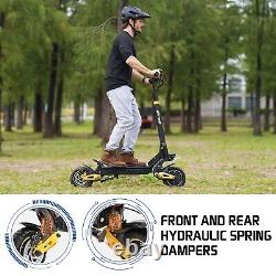 2400 Folding Dual Motor 48V 20.8Ah Adult Electric Scooter 10Road Tire E-Scooter