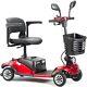 250w 24v 12ah 4 Wheel Folding Mobility Portable Electric Scooter Travel Usa Nenv