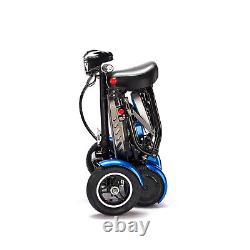 250W2 4 Wheel Folding Mobility Portable Foldable Electric Scooter Travel NewABl