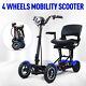 250w2 4 Wheel Folding Mobility Portable Foldable Electric Scooter Travel Newavt