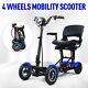 250w2 4 Wheel Folding Mobility Portable Foldable Electric Scooter Travel Newayb