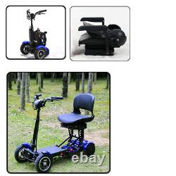 250W2 4 Wheel Folding Mobility Portable Foldable Electric Scooter Travel NewaW