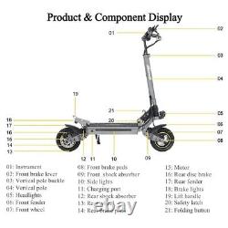 28MPH E-Scooter Fast Powerful Urban Commuter Long Range 2 Wheel Electric Scooter