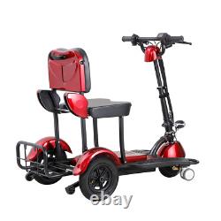 3-Wheel Electric Mobility Scooter Portable Lightweight for Adults & Seniors