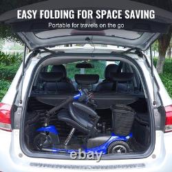 3-Wheel Folding Mobility Scooter for Seniors 12 Mile Range 265LBS Capacity