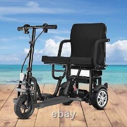 3-Wheel Folding Mobility Scooters, 20 Miles Range, 2Ah Removable Lithium Battery