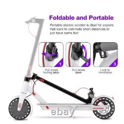 350W Electric Scooter Adult, 8.5Tire up to 15.8 Miles, Black, Portable Folding