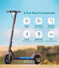 350W Motor Electric Scooter 18 Miles Portable Folding Commuter Kick E-Scooter