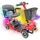 4-wheel Electric Mobility Scooter Collapsible Portable Power Mobile Scooter Usqs