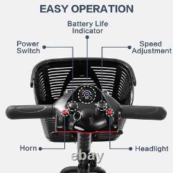 4-Wheel Electric Mobility Scooter Collapsible Portable Power Mobile Scooter USQs