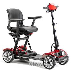 4 Wheel Electric Powered Wheelchair Foldable Portable Motorized Mobility Scooter