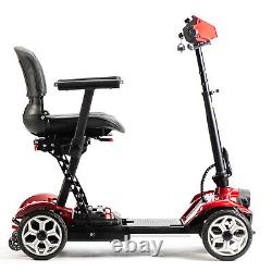 4 Wheel Electric Powered Wheelchair Foldable Portable Motorized Mobility Scooter