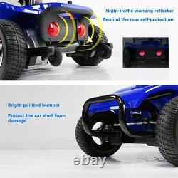 4 Wheel Power Mobility Scooter Heavy Duty Travel Wheel Chair Electric with Light