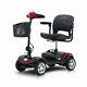 4 Wheels Folding Mobility Scooter Withswivel Seat Portable Travel Compact Scooter