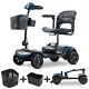 4 Wheels Folding Outdoor Portable Electric Power Mobility Scooter Withbasket & Box