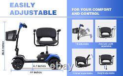 4 Wheels Lite Mobility Scooter Portable & Foldable Electric Device Compact Adult