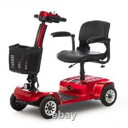 4 Wheels Portable Folding Electric Travel Scooter Power Wheelchair ScooterY9