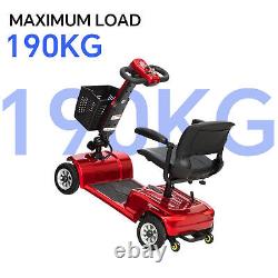4 Wheels Portable Folding Electric Travel Scooter Power Wheelchair ScooteroG