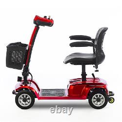 4 Wheels Travel Portable Scooter Power Wheelchair Folding Electric Scooterx1
