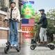 40 Miles Rang Adult Electric Scooter Dual Suspension & Brakes E Scooter 28mph Us