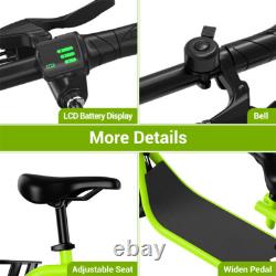 450W Electric Scooter Foldable Sports E-Scooter withSeat for Adults Commuter NEW