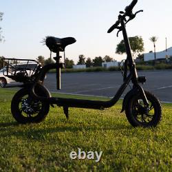 450W Motor Electric Scooter With Seat Folding E-scooter Ebike Commuter Adults
