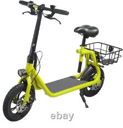450W Sports Electric Scooter with Seat Electric Commuter E-Scooter for Adult New