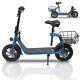 450w Sports Electric Scooter With Seat Electric Moped Adult For Commuter Us