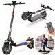 48v 10ah Folding Electric Scooters 800w 40km Range 25mph Speed Off Road Scooter