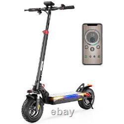 48V 10Ah Folding Electric Scooters 800W 40KM Range 25mph Speed Off Road Scooter