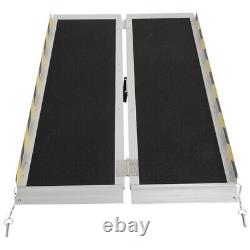 4ft Aluminum Multi-Folding Wheelchair Ramp Scooter Mobility Portable Ramp